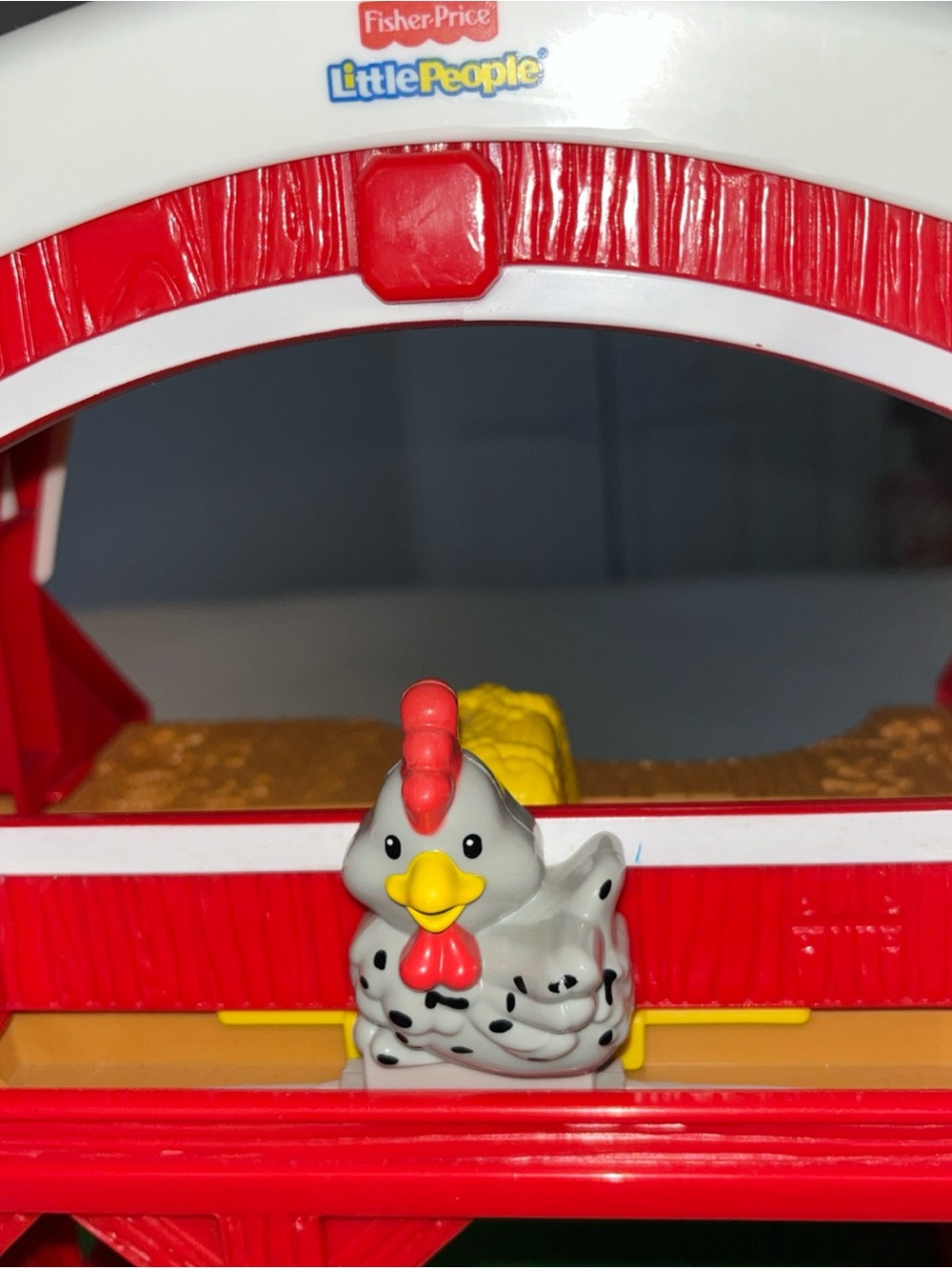 Fisher-Price Red & White Farm Barn Playset with Animal Figures - Picture 7 of 14